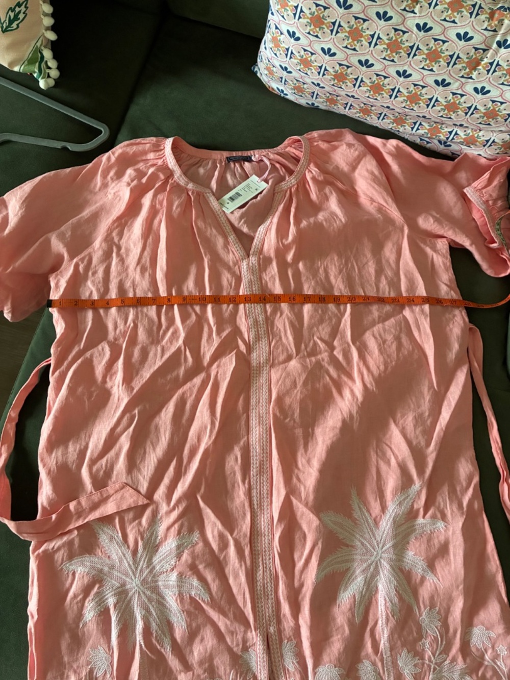 NWT Vineyard Vines Palm Beach pink midi coverup dress M L - Picture 11 of 12